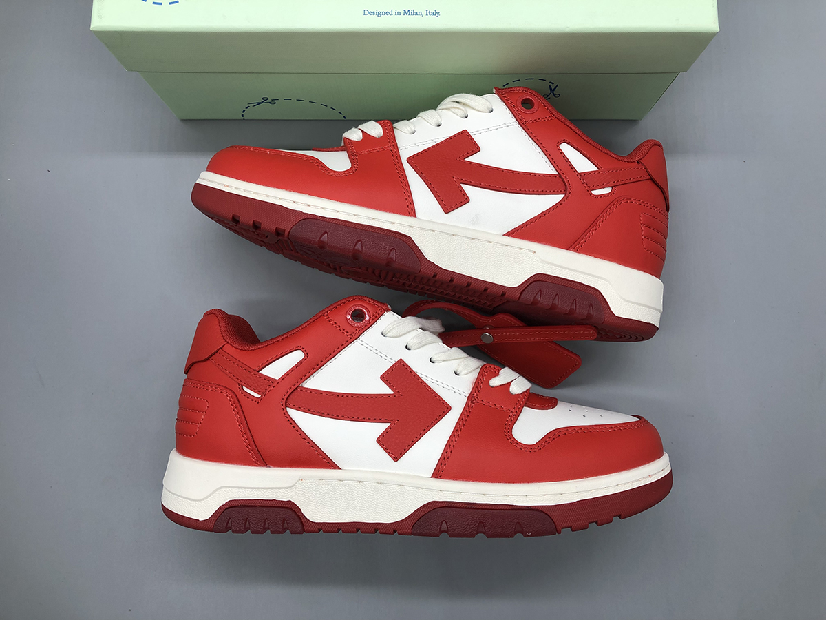 OFF-WHITE Out Of Office Red White Size: 36-47