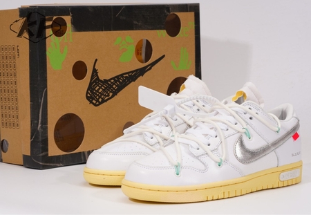 Off white x NK Dunk Low "THE 50" (NO.01) SIZE: 4-13