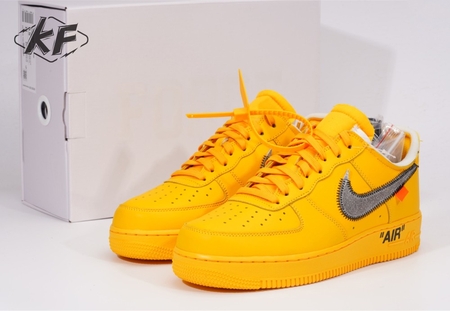 Off-White x Air force 1 "University Gold" SIZE 36-47.5
