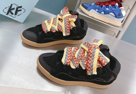 LANVIN Curb sneakers black DRA2-A2010 Size 35-45